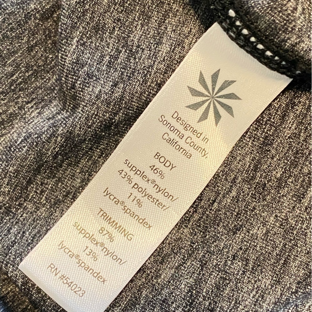 ATHLETA COLORBLOCK REVELATION TIGHT (351376) Heather Gray/Black, Medium - Picture 9 of 11